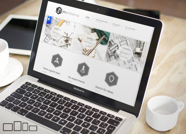 JM Minima - multipurpose responsive Joomla 3 template with online catalog