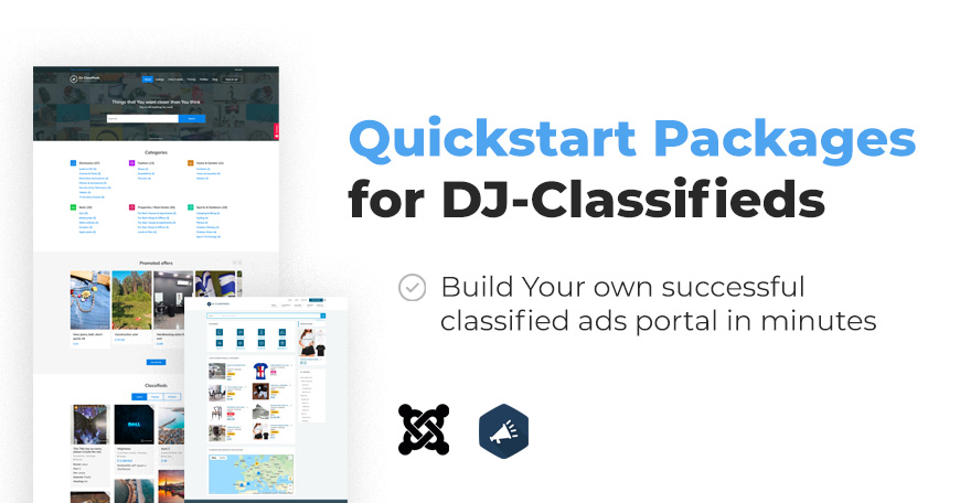 DJ-Classifieds Quickstarts