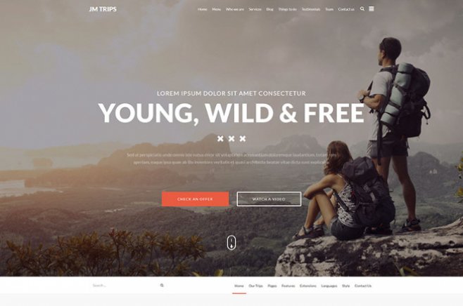 joomla travel templates