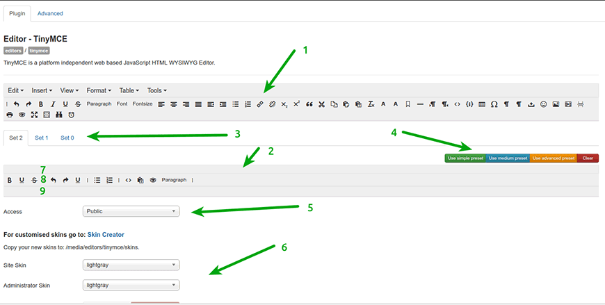 Drag & Drop toolbar editing in TinyMCE Joomla 3.7 editor