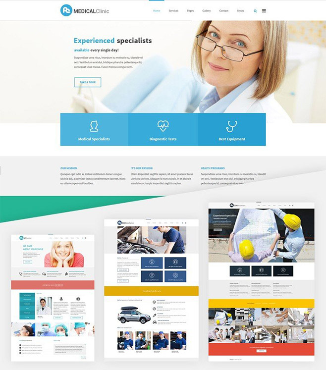 business wordpress theme