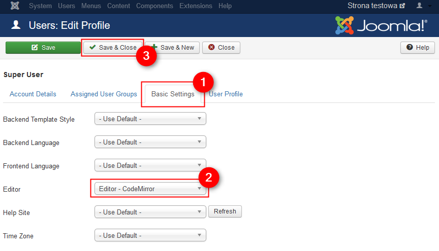 How to use Joomla text editors?