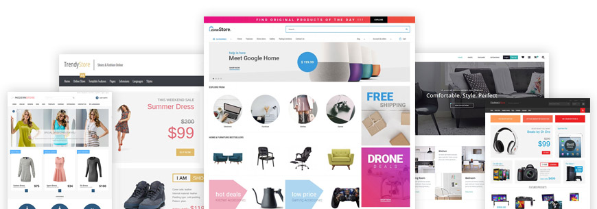 eCommerce website templates