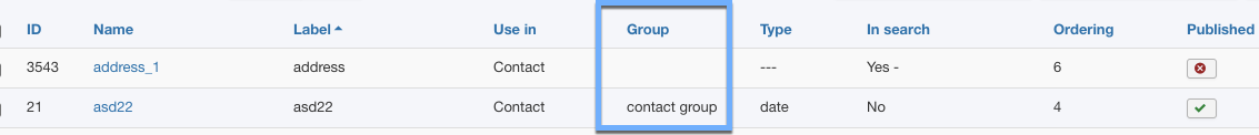group contact group