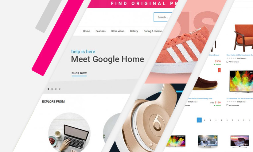 eCommerce website template inspired by Amazon design tricks