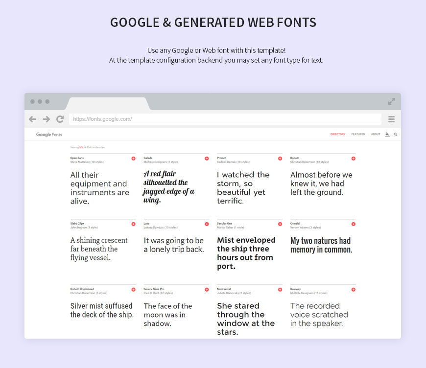 google and web fonts