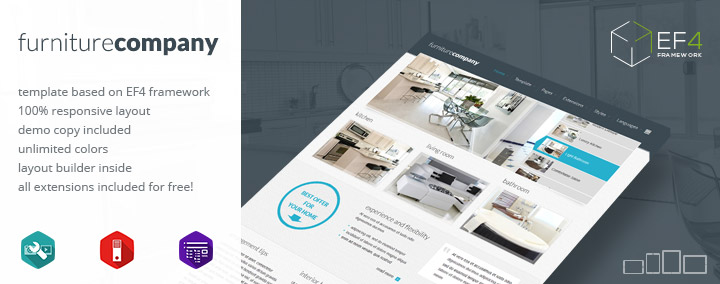 JM Exclusive Furniture - Multipurpose Product Directory Joomla 3 Template